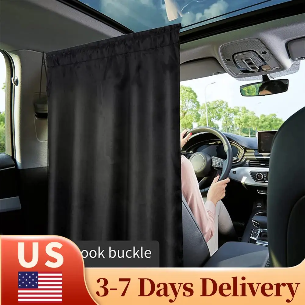 

Sun Protection Cover UV Protection Car Privacy Screen Curtains Waterproof Removable Car Rear Privacy Curtain for Auto Truck