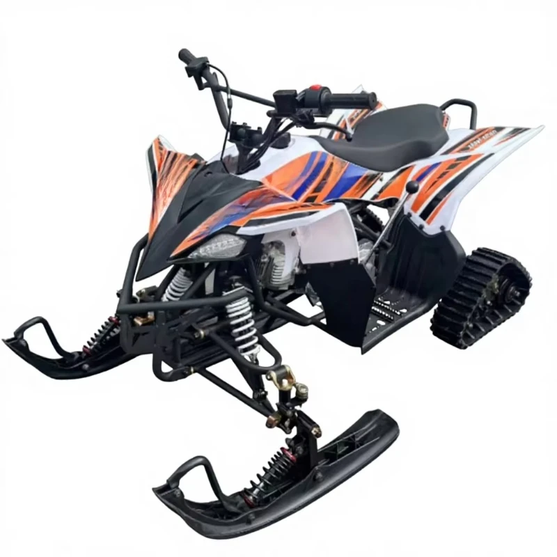 

Hot Selling High Safety 125cc Adult Mobile Snowmobile Full Steel Frame Double Ski Sleigh Snowmobile