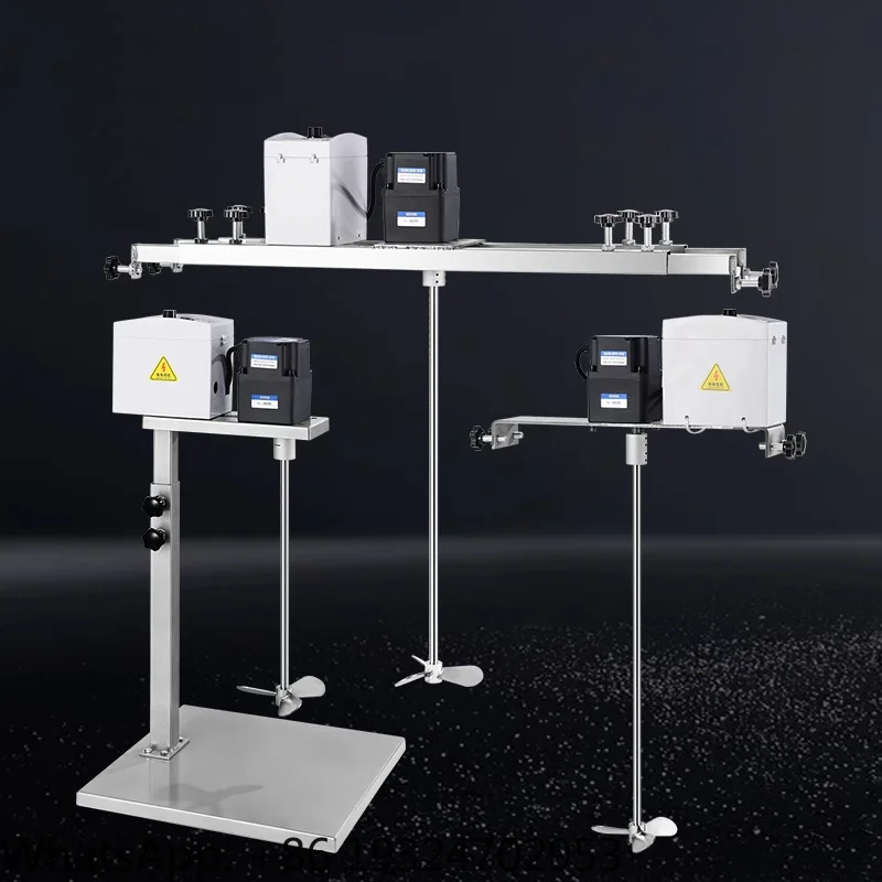 Electric stirrer 60L commercial beater industrial coating paint mixer 60W manual lift type dye stirring / hydrosol stirring