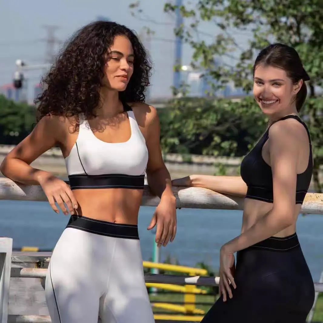 

lo Yoga clothing sports suit women high elastic hip lifting leggings thin fitness yoga pants shockproof gathering sports bra