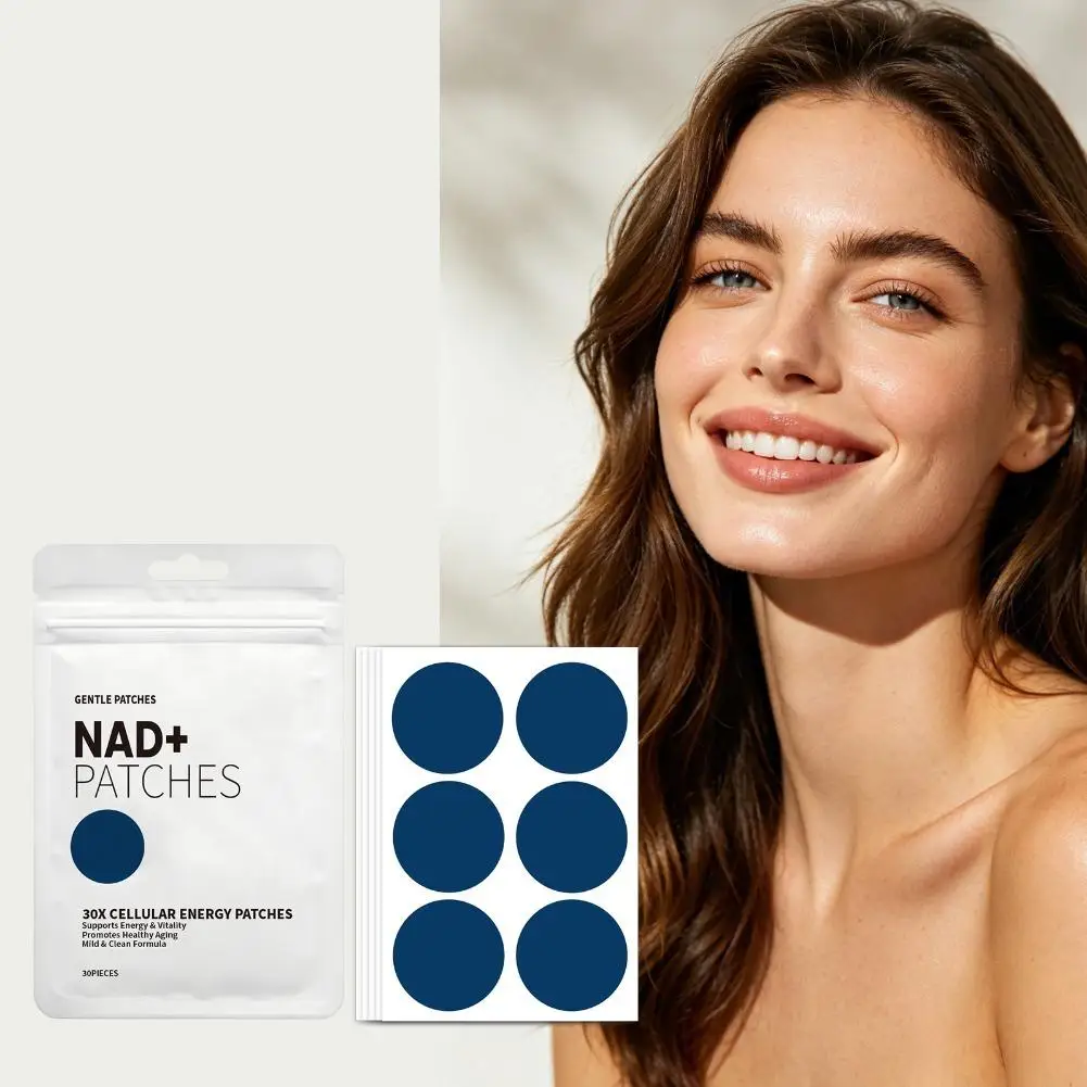 NAD+ Cellular Energy Body Care Patches, Gentle Breathable Skin Nourishing Stickers for Men Women Home Travel Office Daily Use