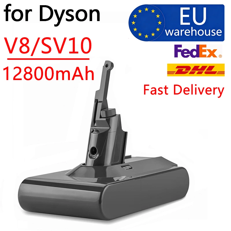 21,6V für Dyson V8 Akku Absolute V8 Animal Li-Ion SV10 Staubsaugerserie Wiederaufladbare Batterien Dyson Staubsauger EU-Lager schnelle Lieferung
