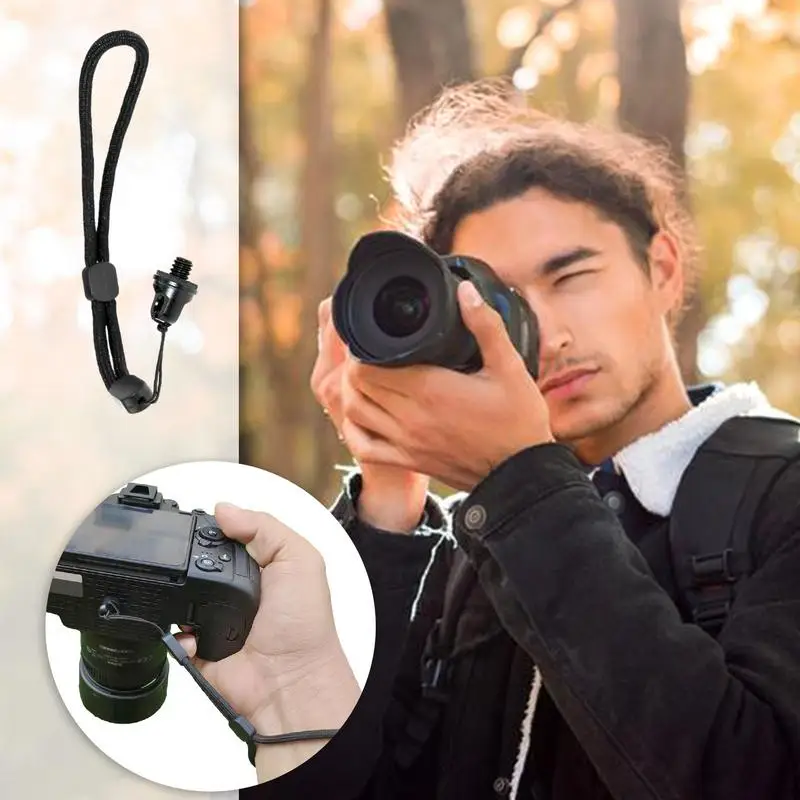 Digital Camera Wrist Strap SLR Camera Strap with 1/4 Screw Phone Wrist Lanyard Hand Wrist Strap Lanyard Universal Camera