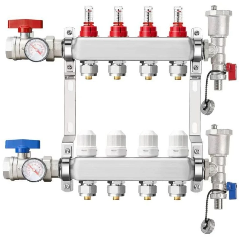 

304 stainless steel floor heating water divider floor heating set stainless steel geothermal
