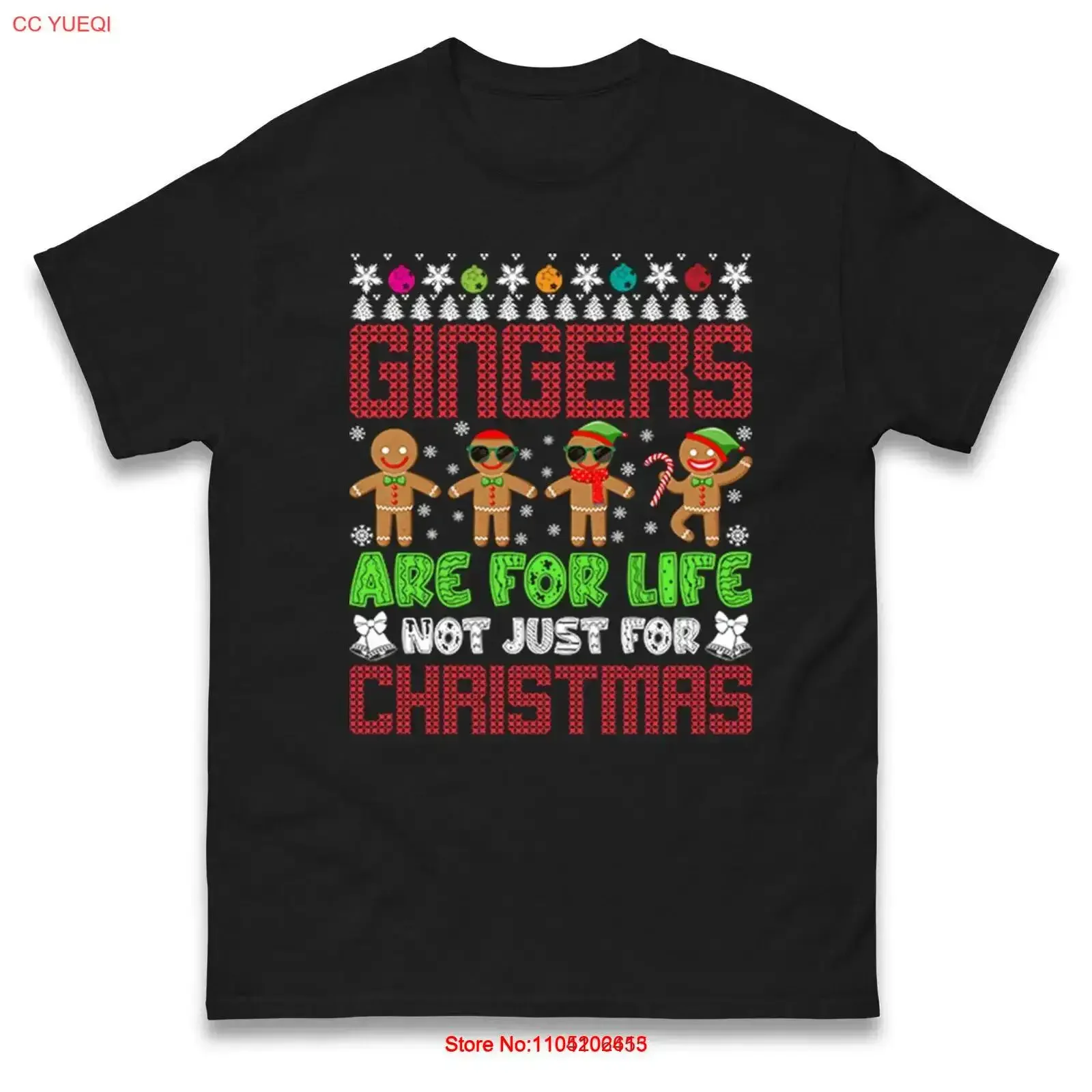 

Рождественская футболка Gingers Are For Life Not Just, забавная пряничная рождественская винтажная стираная дизайнерская одежда, растянутая