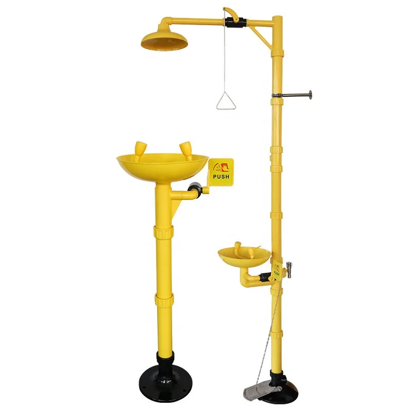 Eye wash station, safety shower, eye wash, laboratory emergency shower, eye wash ABS coating CE certification