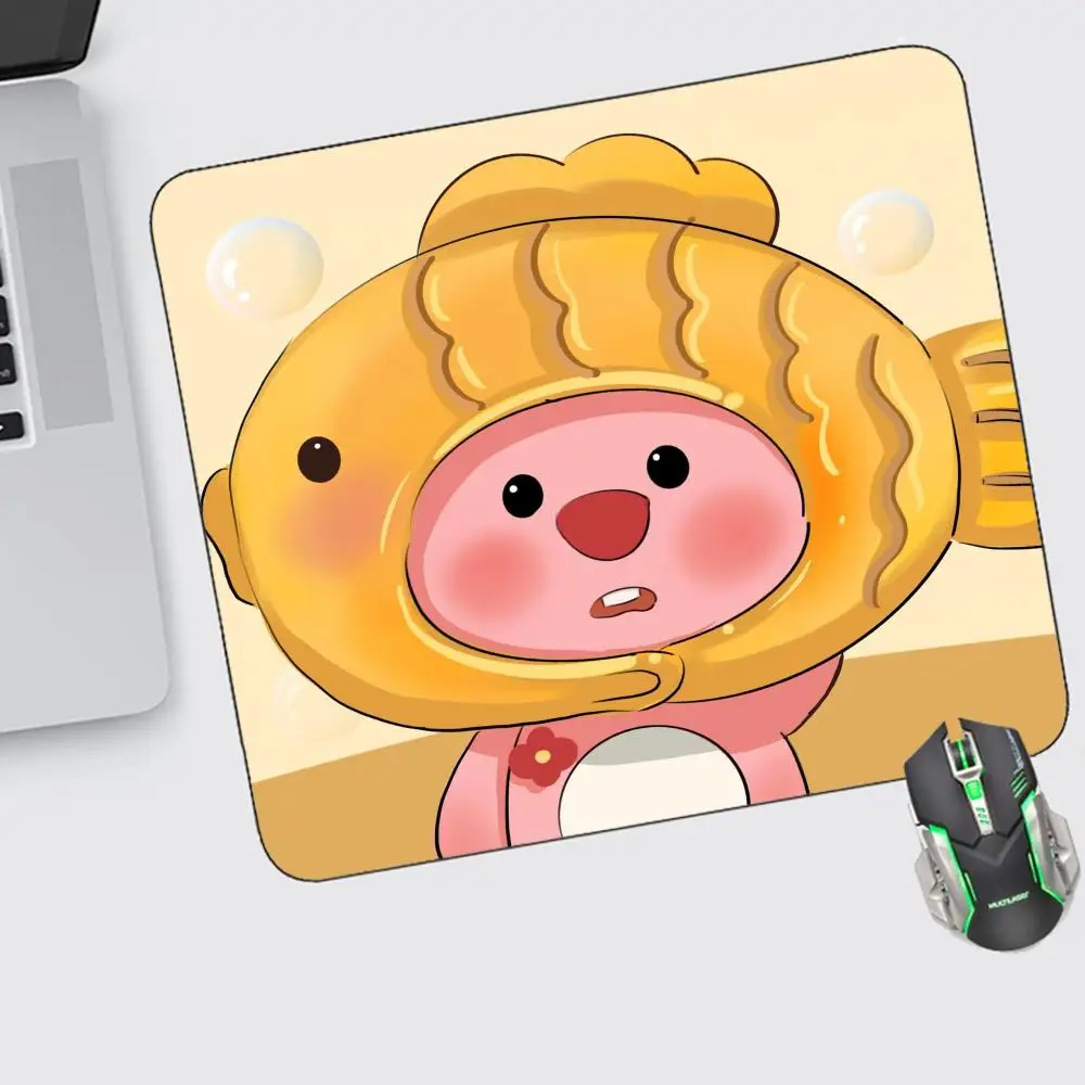 

Kawaii Pink Loopy Cute Mouse Pad Small Gaming Accessories Keyboard Computer Offices Desk Mat Pc Gamer Non-slip Rubber Mousepad