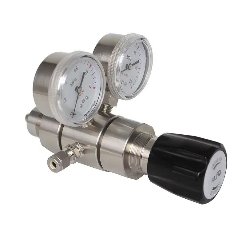 

High Precision Stainless Steel Pressure Regulators Specialty Gas Lab Regulator for High Purity Applications