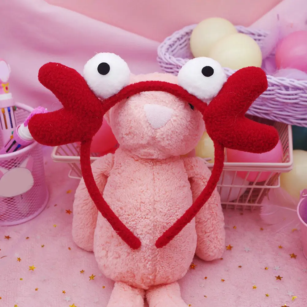 

5Pcs Funny Crab Headband Creative Animal Costume Party Hairbands for Women Masquerade Cosplay Accessory