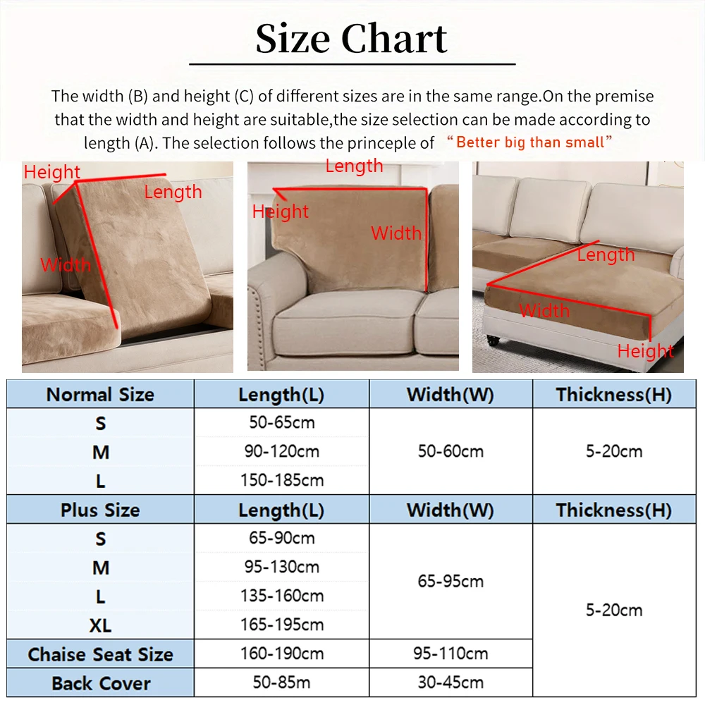 Superweiche Samt-Sofabezüge, luxuriöser, schlichter Stretch-Sofouchbezug für Wohnzimmer, staubdichter Chaiselongue-Koffer, haustierfreundlich – Detail 1