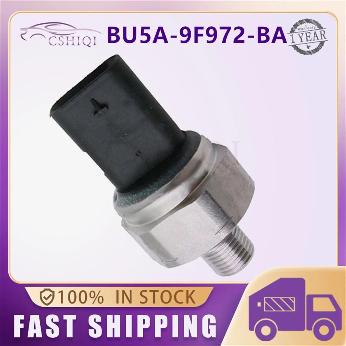 BU5A-9F972-BA Fuel Pressure Sensor For Ford Focus Fusion Edge Escape Explorer Lincoln MKC MKS MKX MKZ BU5A9F972BA Auto Parts