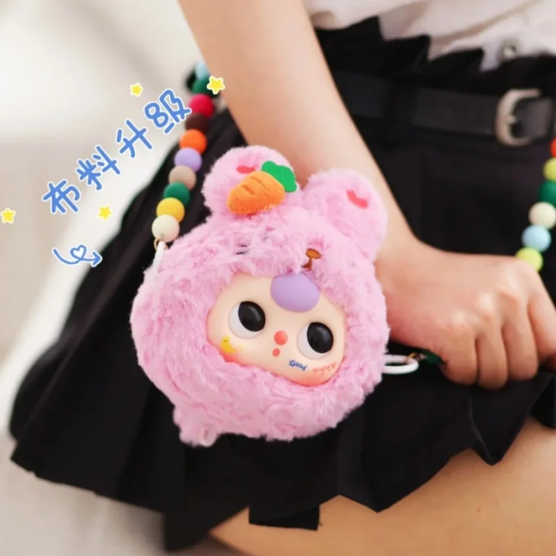 Echte Baby Drie V1 Take Me Out Serie Blind Box Rits Tas Hanger Schattige Dierenfiguur Pluche Pop Mode Speelgoed Meisjes Cadeau