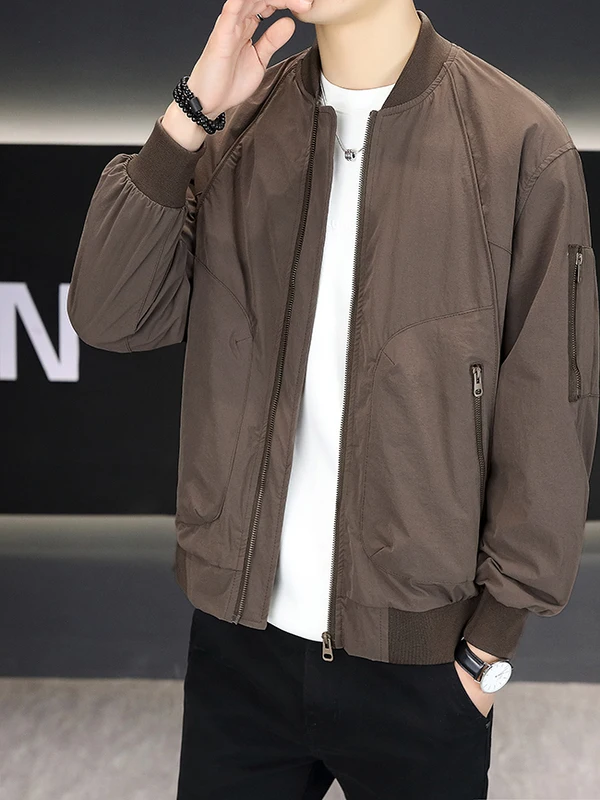 

Мужская бейсбольная куртка Pierre Cardin Jaet, новинка 202, весна-осень, повседневная универсальная рабочая одежда, топ из полиэфирного волокна, против морщин