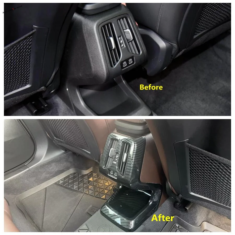 

Armrest Rear Air Conditonnal Vent Cover Trim AC Outlet Decoration Frame Fit For BMW X1 U11 2023 2024 2025 Car Accessories