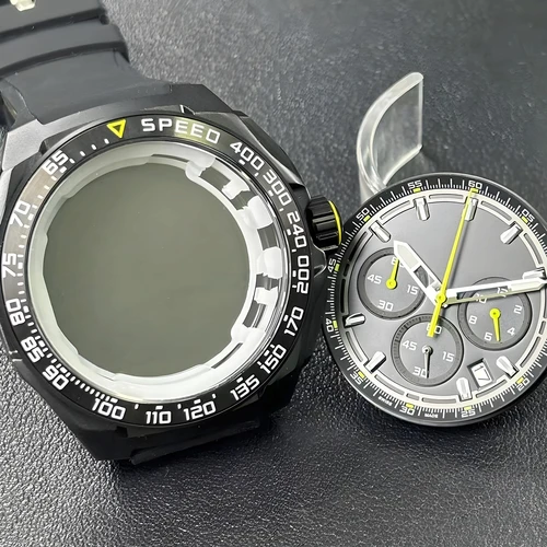 Imagen 2 del producto 2025NEW 42mm relojes para hombre caja cronógrafo VK63 caja de metal para movimiento VK63 accesorios de correa de 18,5mm caja de reloj vk63