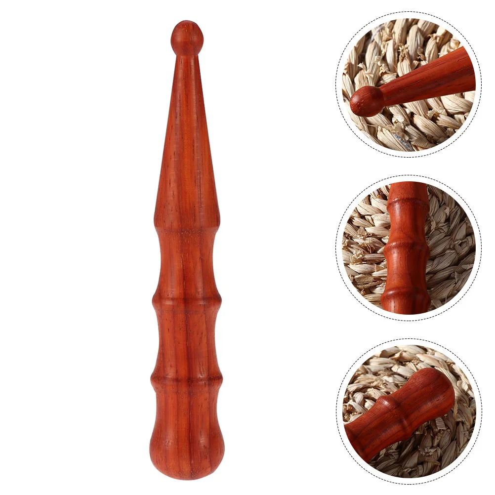 

Red Sandalwood Massage Stick Smooth Natural Wood Acupressure Bar For Body Foot Face Sole Relaxation Home Care Tool