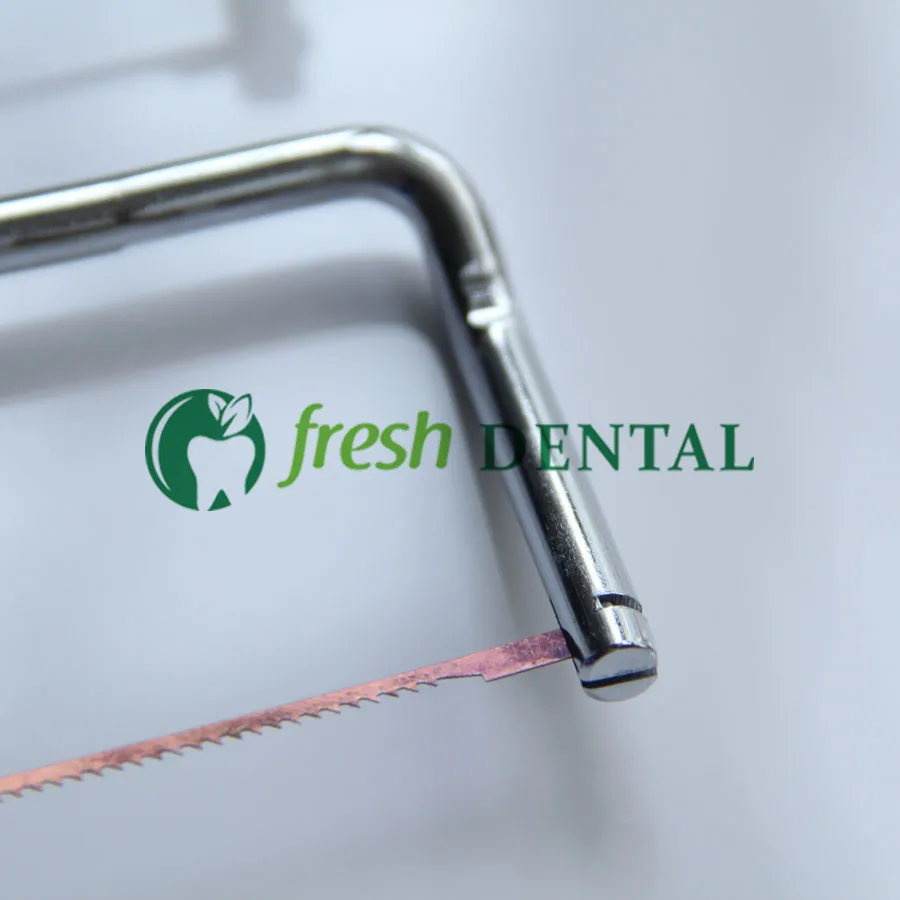 Dental Plaster Saw Bow Frame Gypsum Separation Tool with Blades - Essential Dental Lab Material SL526