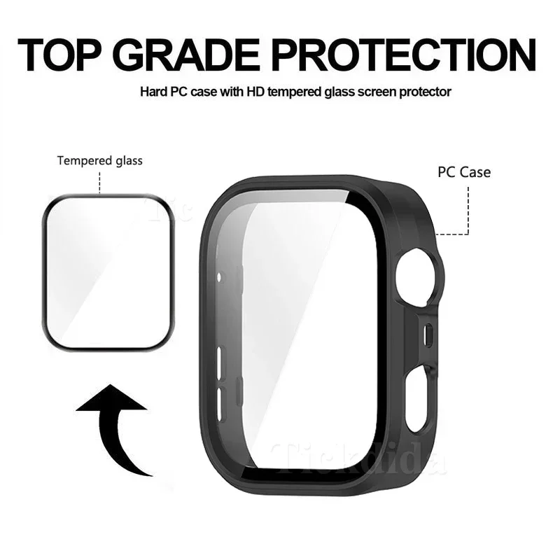 PC Case+Silicone Strap For Huawei Watch Fit 4/3 Tempered Glass Screen Protector Shell Comfortable Wristband For Huawei Fit 4 Pro