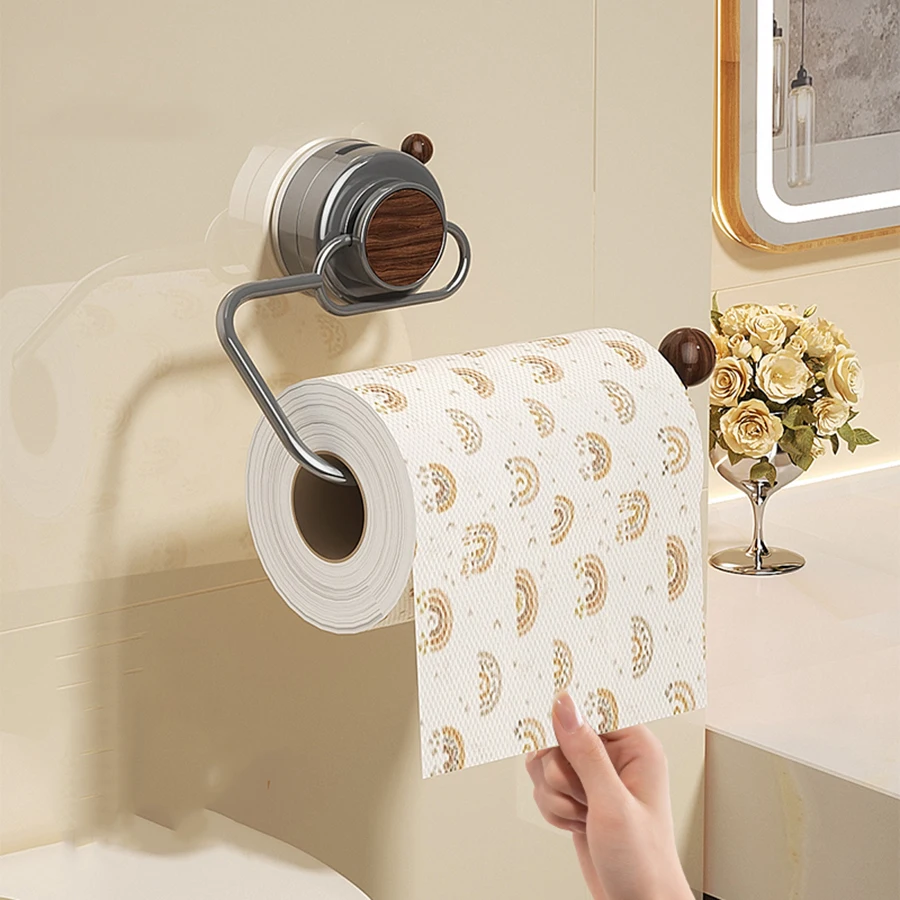 

Kitchen Toilet Paper Holder Tissue Holder Hanging Bathroom Toilet Paper Holder Roll Paper Holder Towel Rack Stand Storage Rack