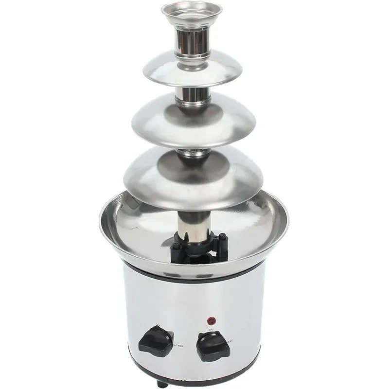 

Commercial 4-layer 60cm height cascade chocolate fountain machine