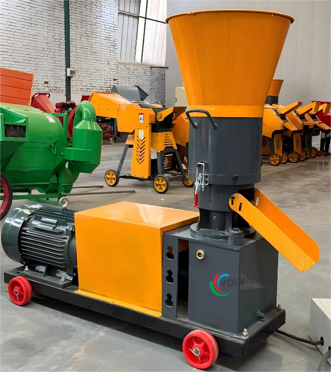 High Productivity Electric Animal Feed Pellet Machine Roller Pelletizer Processing Plant