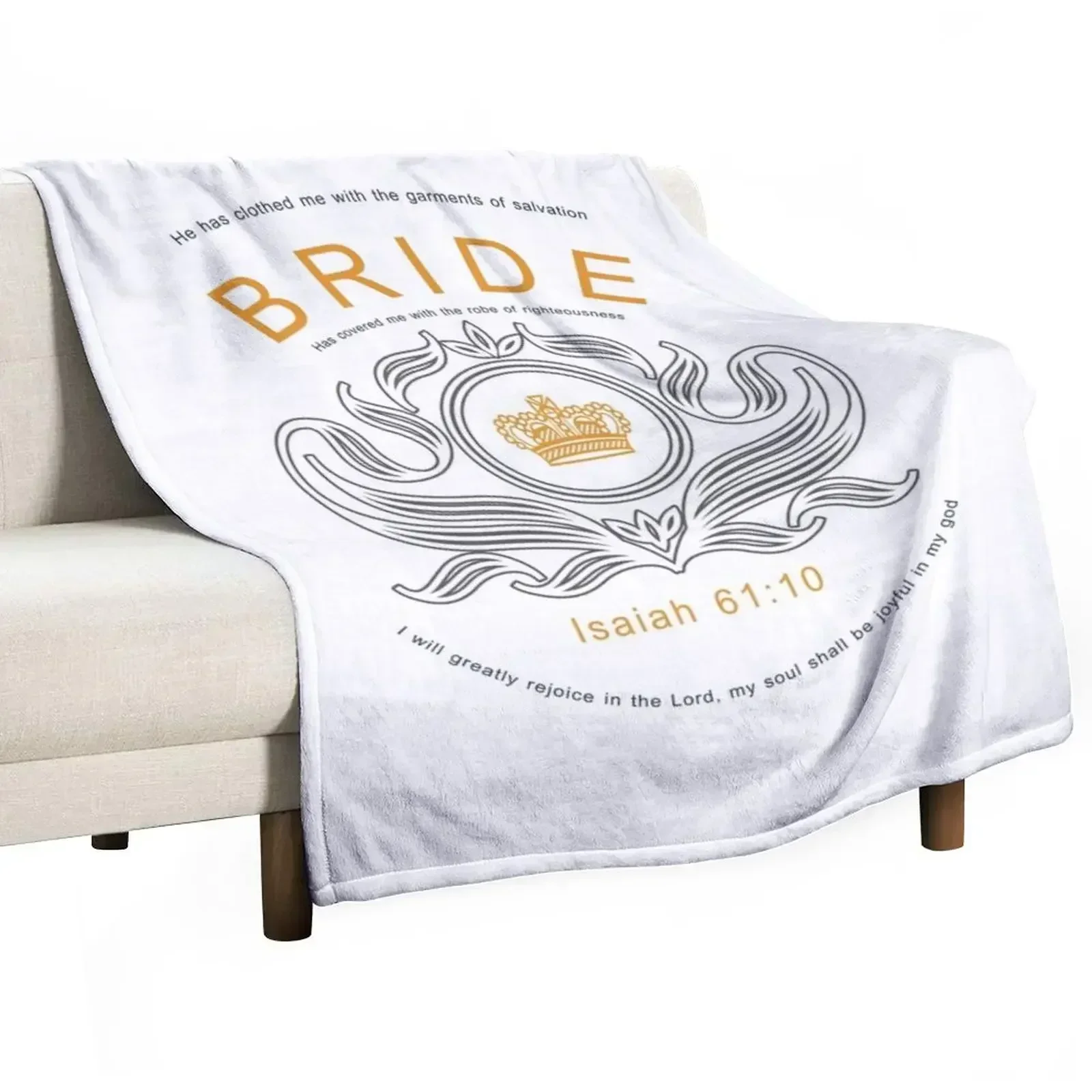 

Bride of Christ Throw Blanket Decorative Sofa Decorative Throw Weighted Cute Blankets