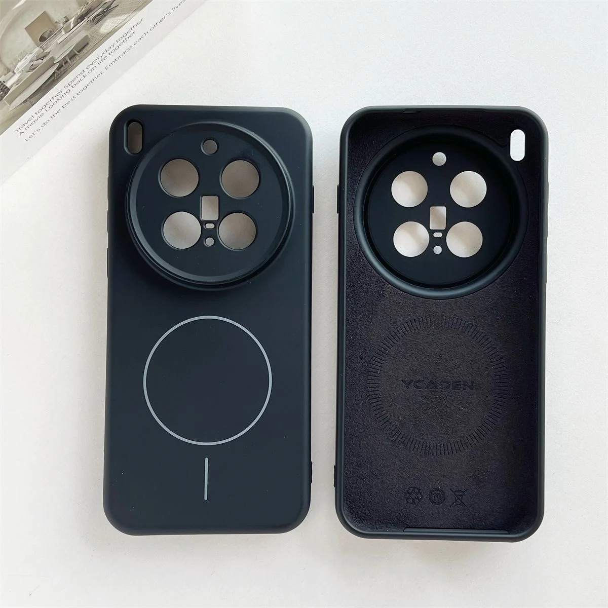 For VIVO X300 Ultra X200 Pro Case Magnetic Skin Feeling Liquid Silicone for Magsafe Case for Vivo X300S Wireless Charging Cover