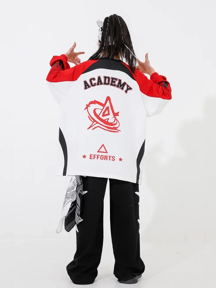Jungen Hip Hop Sets Cooles Sweatshirt Star Street Dance Hosen Mädchen K-Pop Kleidung Kinder Jazz Kostüm Kinder Teenager Streetwear