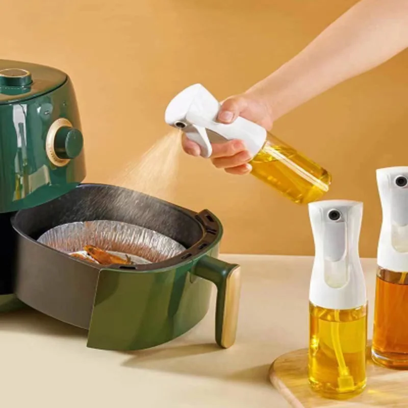 200ml 300ml Oil Spray Bottle Kitchen Cooking Barbecue Olive Oil Dispenser Camping Baking Vinegar Soy Sauce Spray Containers view 4
