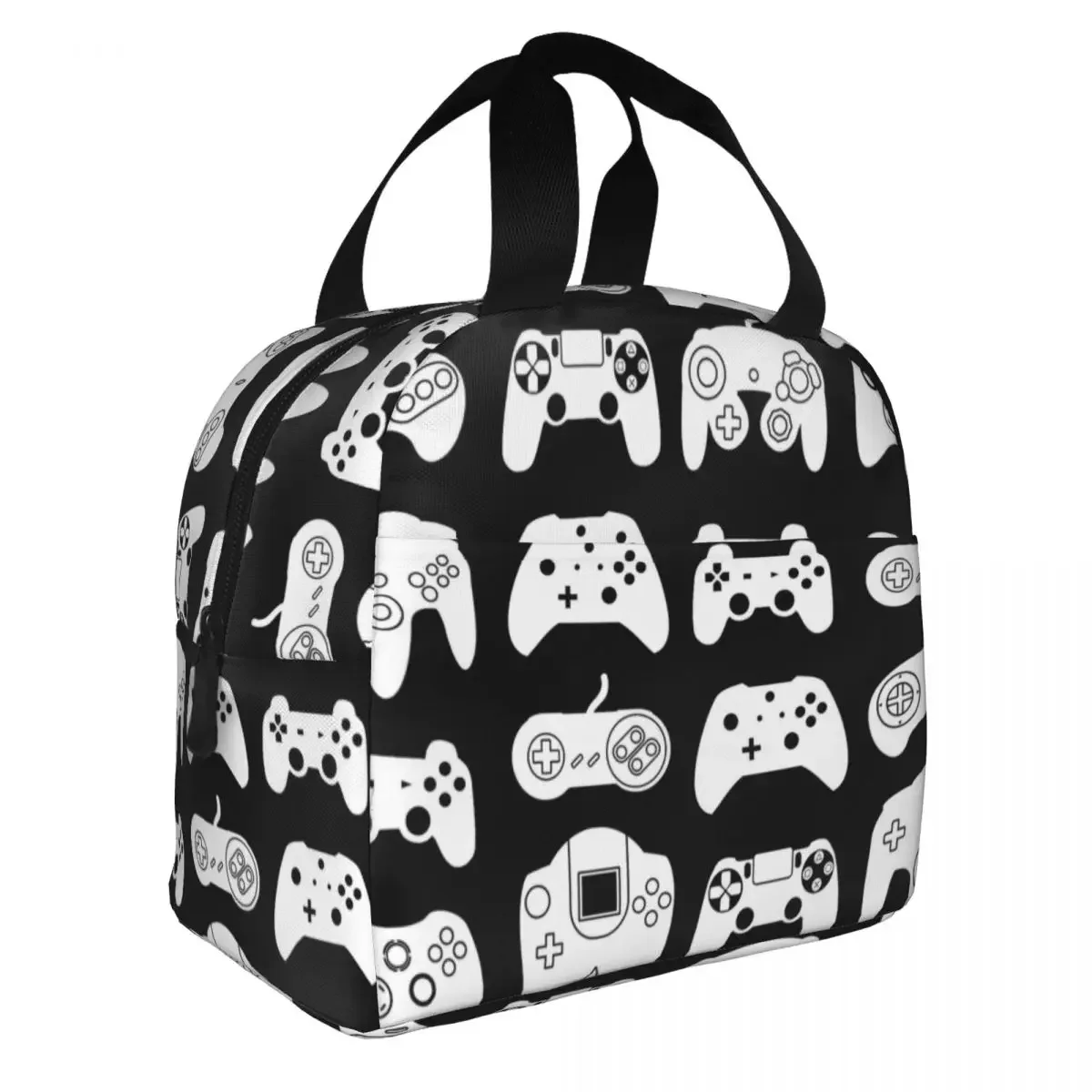 Pillow Video Game Controller Insulated Lunch Bags Thermal   Container Leakproof Tote  Box Food  College Travel