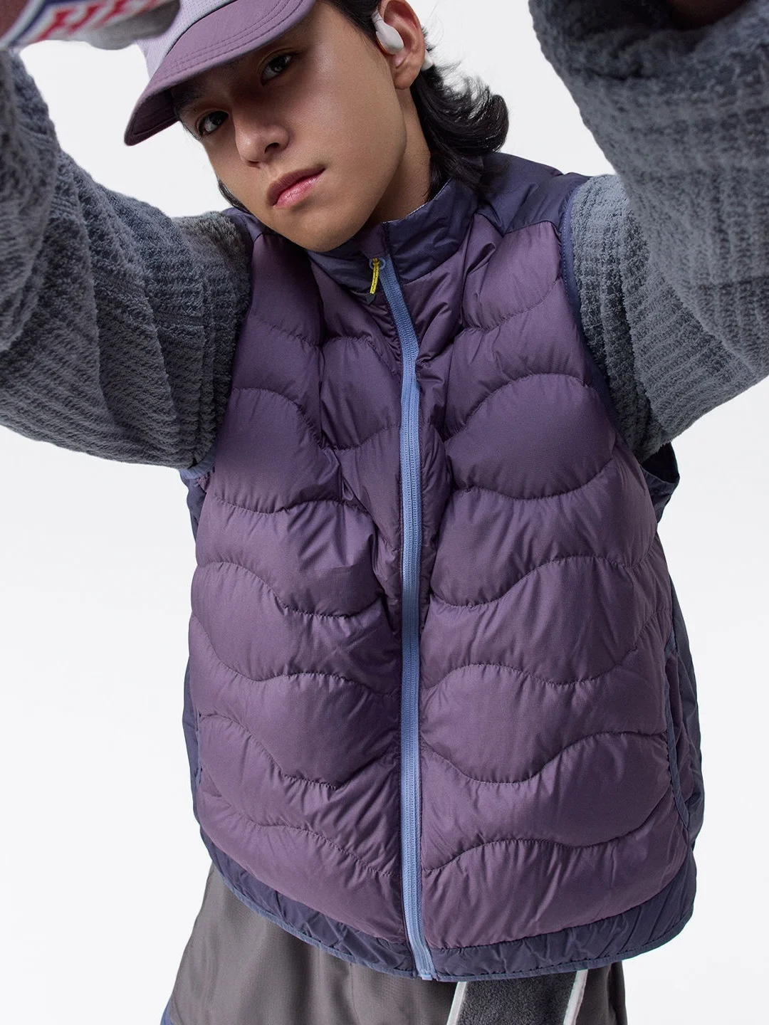 

Мужской пуховый жилет JieZhan для активного отдыха, легкий стеганый жакет с цветными блоками, новая зимняя модная модель из полиэстера