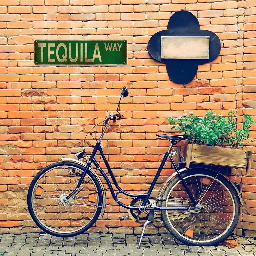 Irische Kneipe Straßen schild-Bier bauch Blvd-Zinn Zeichen, Tequila Vintage Metallkunst für Home Bar Cafe Garage Bauernhaus Wand dekoration Geschenk – Detail 4