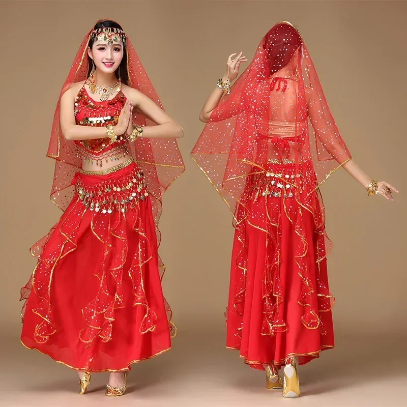 Belly dance Spirit Indian Women's Adult Indian Dance Costume Practice Costume Performance Costume Set