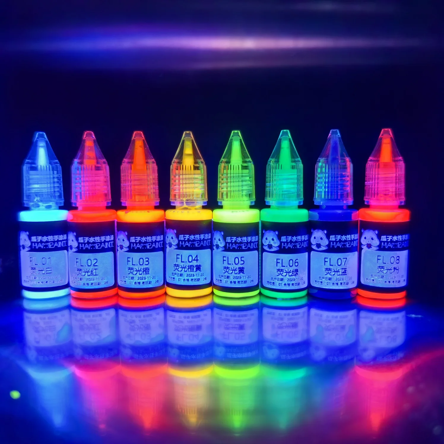 Model Painting 10ml Water-Based Fluorescent Ink Panel Liner Model Figures Coloring Tools For Model Hobby DIY
