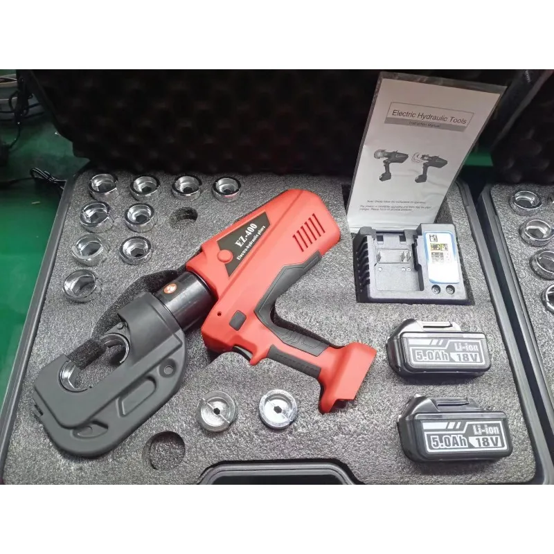 EZ-400 DC 18V Rechargeable Electro-Hydraulic Crimping Pipe Pressing Tool Hand Operated 16-400 Sqmm Capacity ODM Supported Made