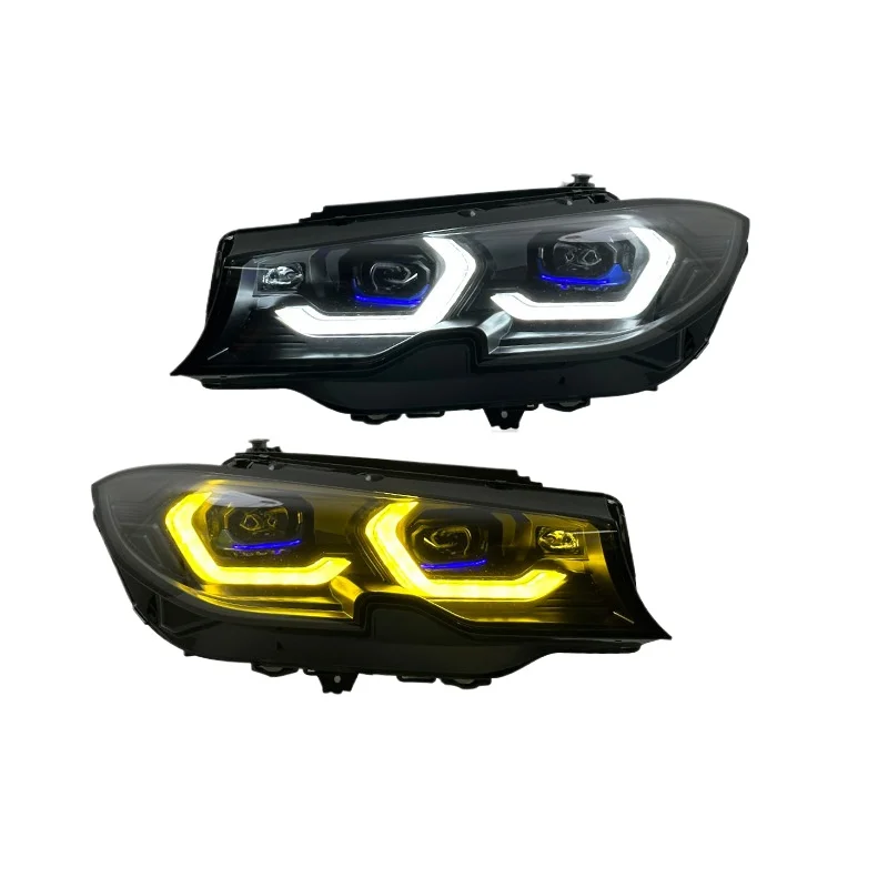 -For Laser Style High Power LED Spoon Headlight Assembly for New 3 Series G20 G28 2020-2024 DRL Sequential Turn Signal Light^