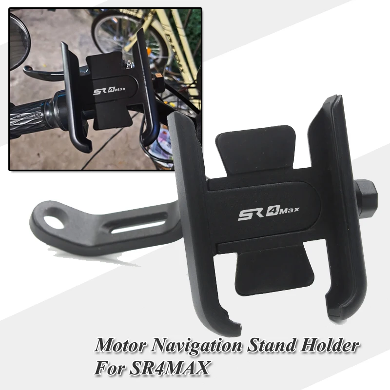 For VOGE SR4 MAX SR4MAX 2022-2023 2024 Motorcycle Accessories CNC Alloy Handlebar Bracket Mobile Phone GPS Navigation Holder