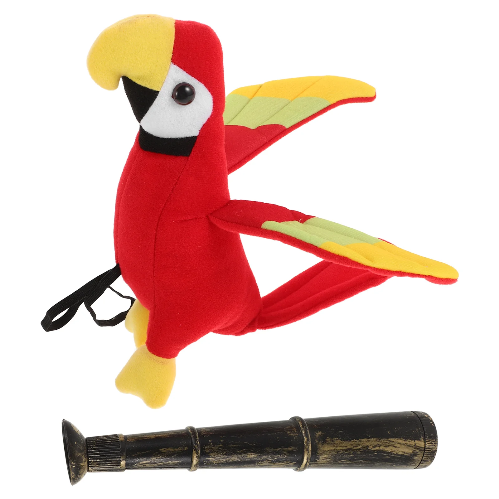Télescope décoratif de Pirate pour perroquet, accessoires de Costume pour enfants, épaule de fête de Pirate, longue durée, facile à nettoyer, petit