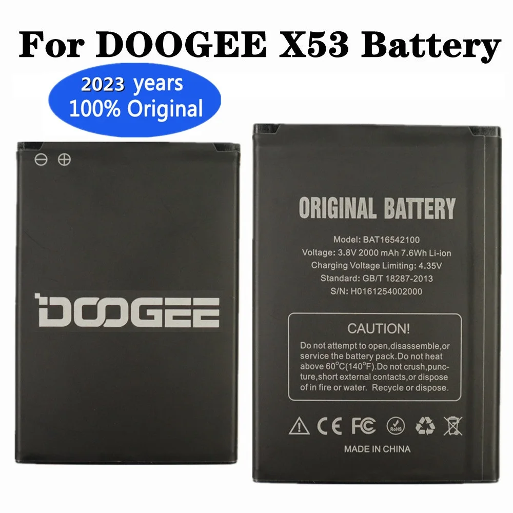 

2023 Years New Original Battery For DOOGEE X53 BAT18532200 Battery 2200mAh Mobile Phone Battery Bateria