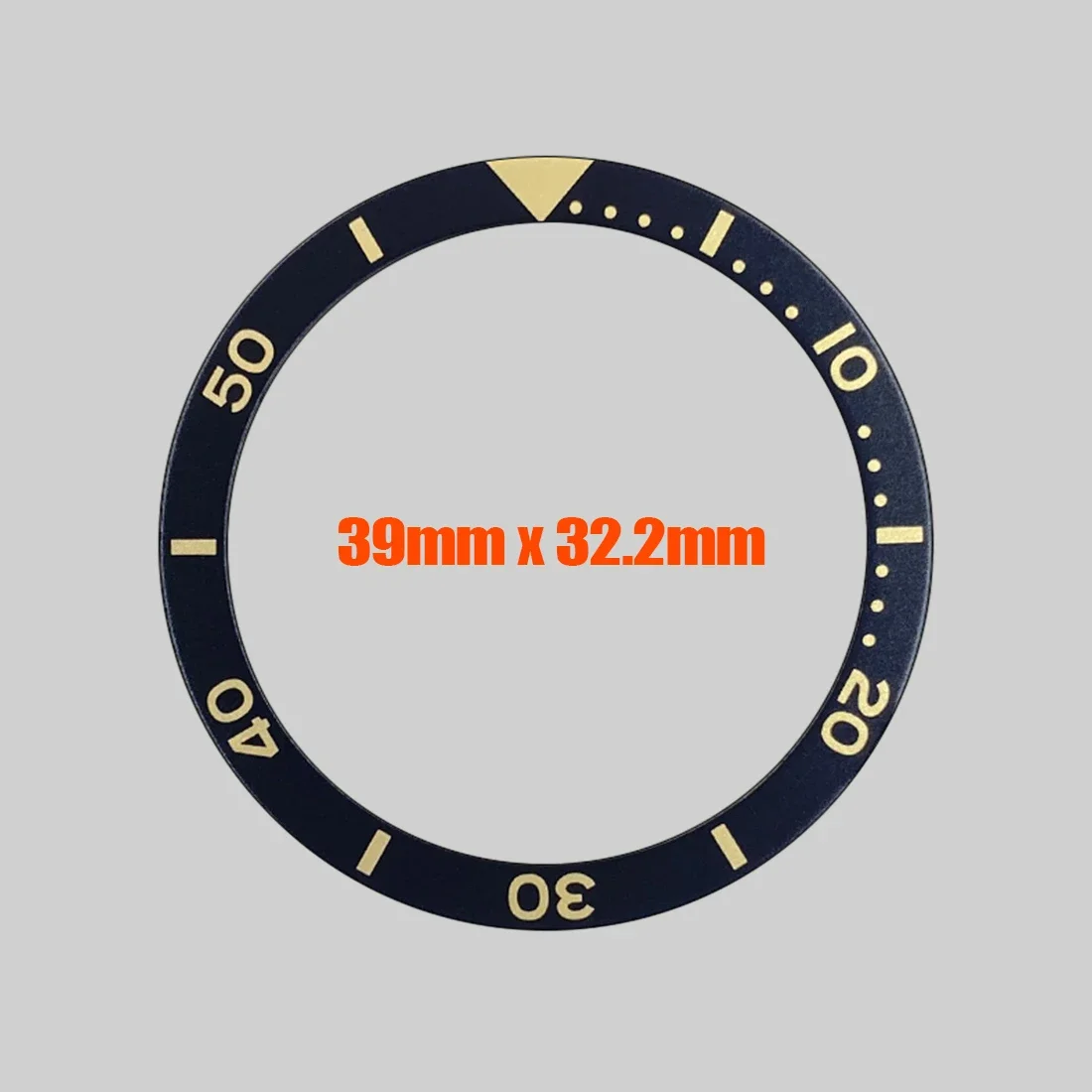 39 مللي متر الألومنيوم الحافة إدراج السلاحف حلقة صالح ل Seiko 6105 6309 السلاحف أذن البحر NH35 NH36 ساعة حافظة شقة الحافة الدائري أجزاء