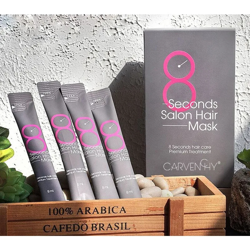  5/10pcs 8 Seconds Salon Hair Mask Masil Hair Restoration Premium Treatments Keratin Repairing Supple Hydration Hair Care Mask 