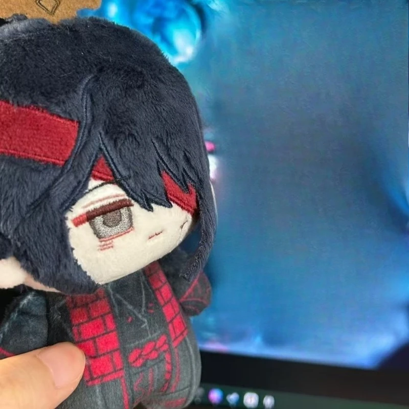 10cm Anime Attributes Limbus Company Hong Lu Kawaii Cosplay Soft Cotton Doll Starfish Body Cartoon Mini Toy Figures Fans Gifts