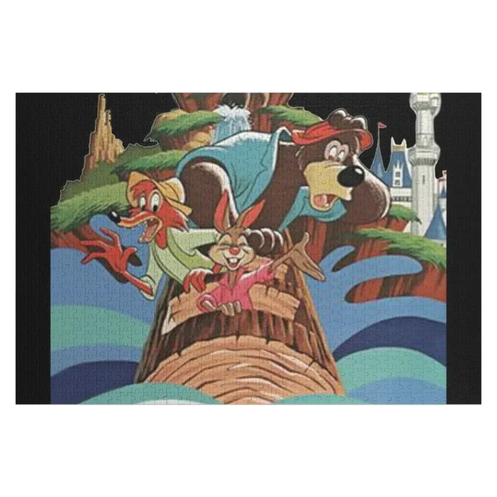 

Splash Mountain Jigsaw Puzzle Personalized Photo Gift Wood Photo Personalized Game Children Puzzle