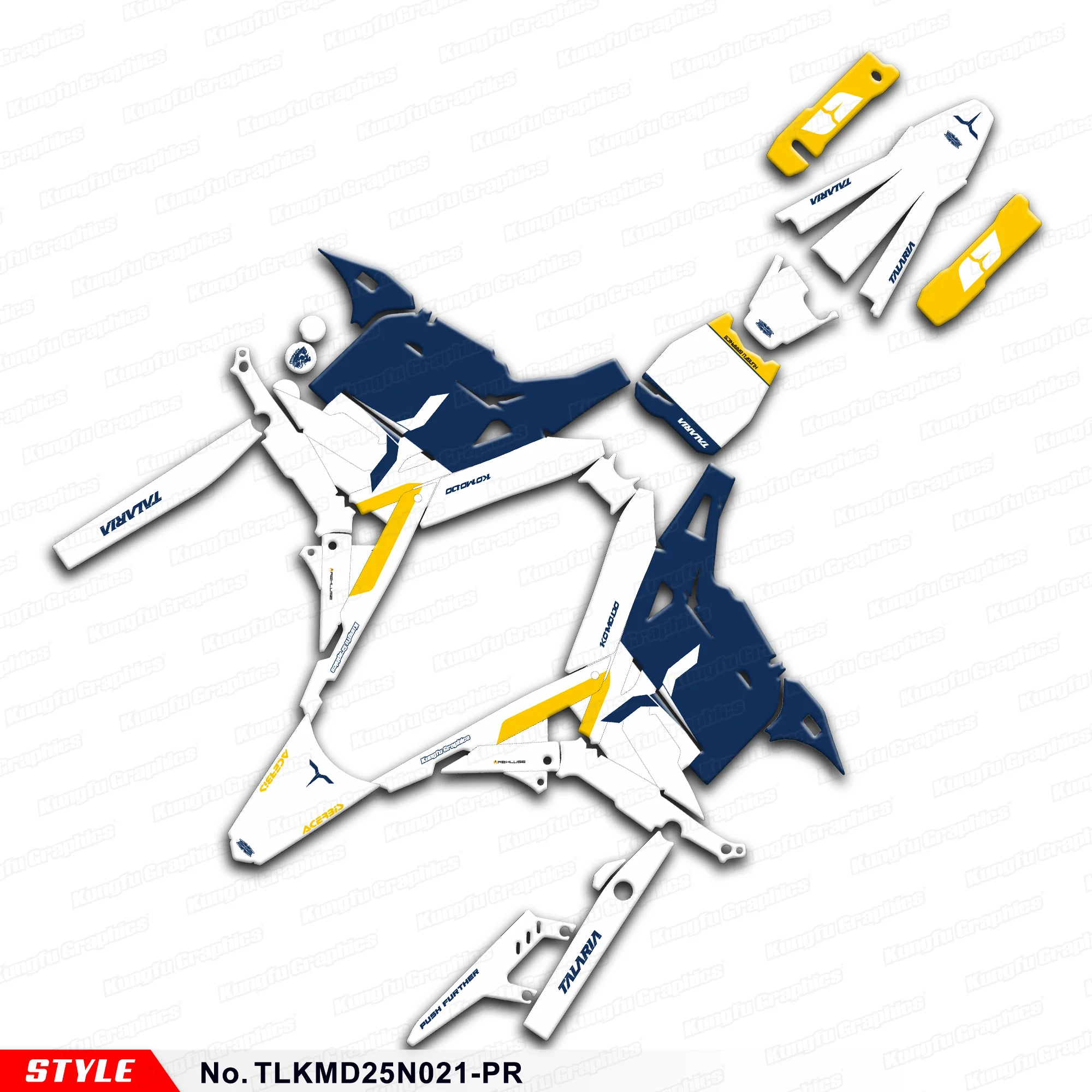 

Графический комплект JY RACING, наклейка для TALARIA KOMODO, украшение, номер модели TLKMD25N021-PR