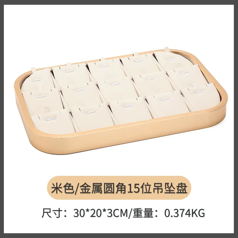 Unique New Multi - Color Pendant Metal Jewelry Display Prop Tray: Ideal for Storage and Display