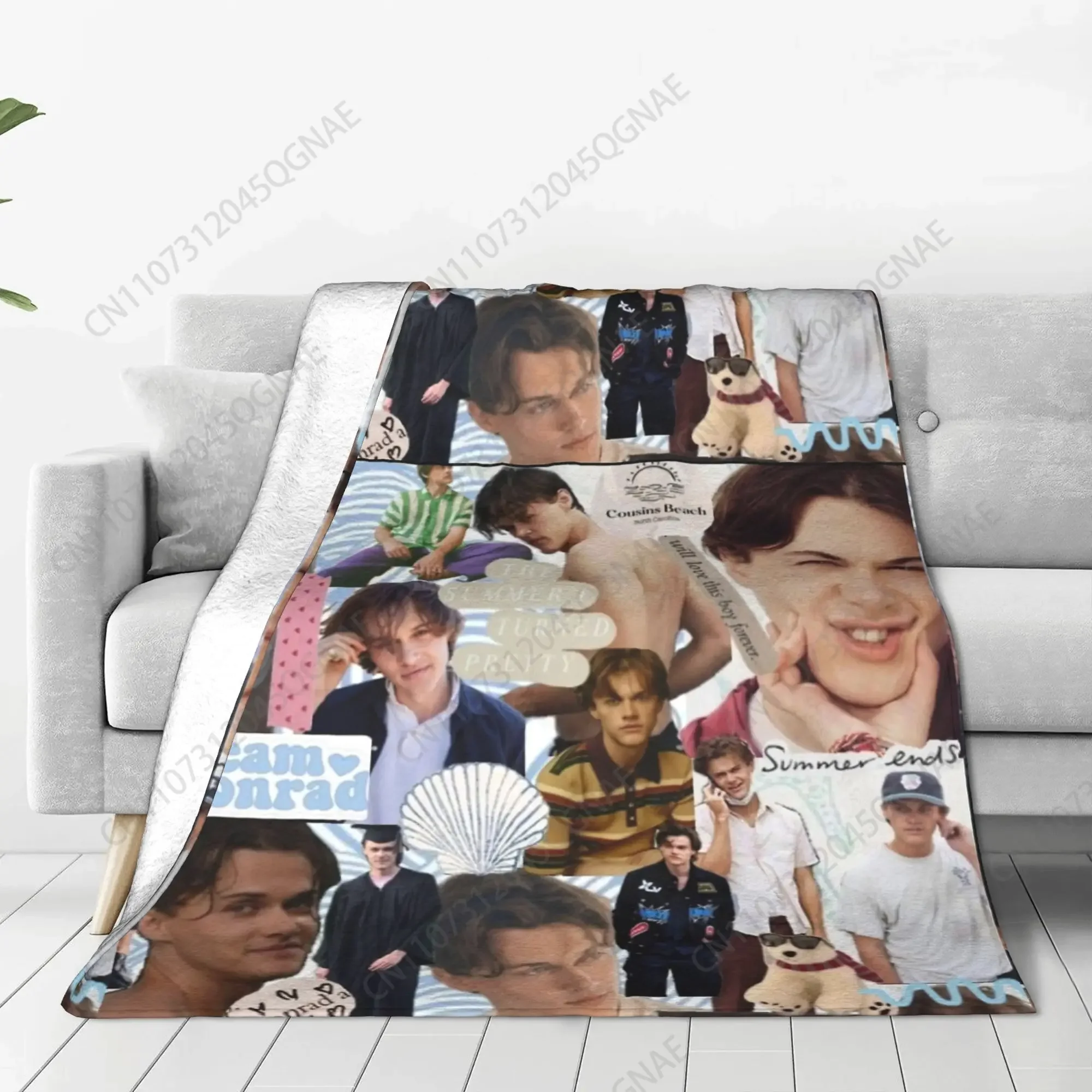 Custom TSITP Blankets Flannel Summer Air Conditioning The Summer I Turned Pretty Breathable Lightweight Thin Throw Blankets For