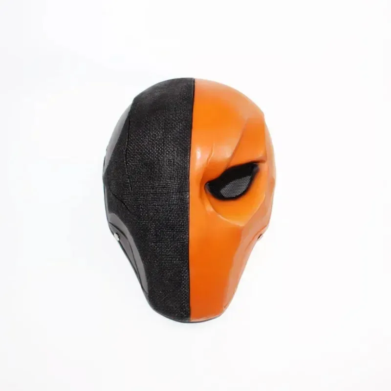 DY20Assassino Deathstroke Maschera Integrale Resina Terminator Slade Joseph Wilson Cosplay Masque Takerlama Arancione Deathstroke Casco