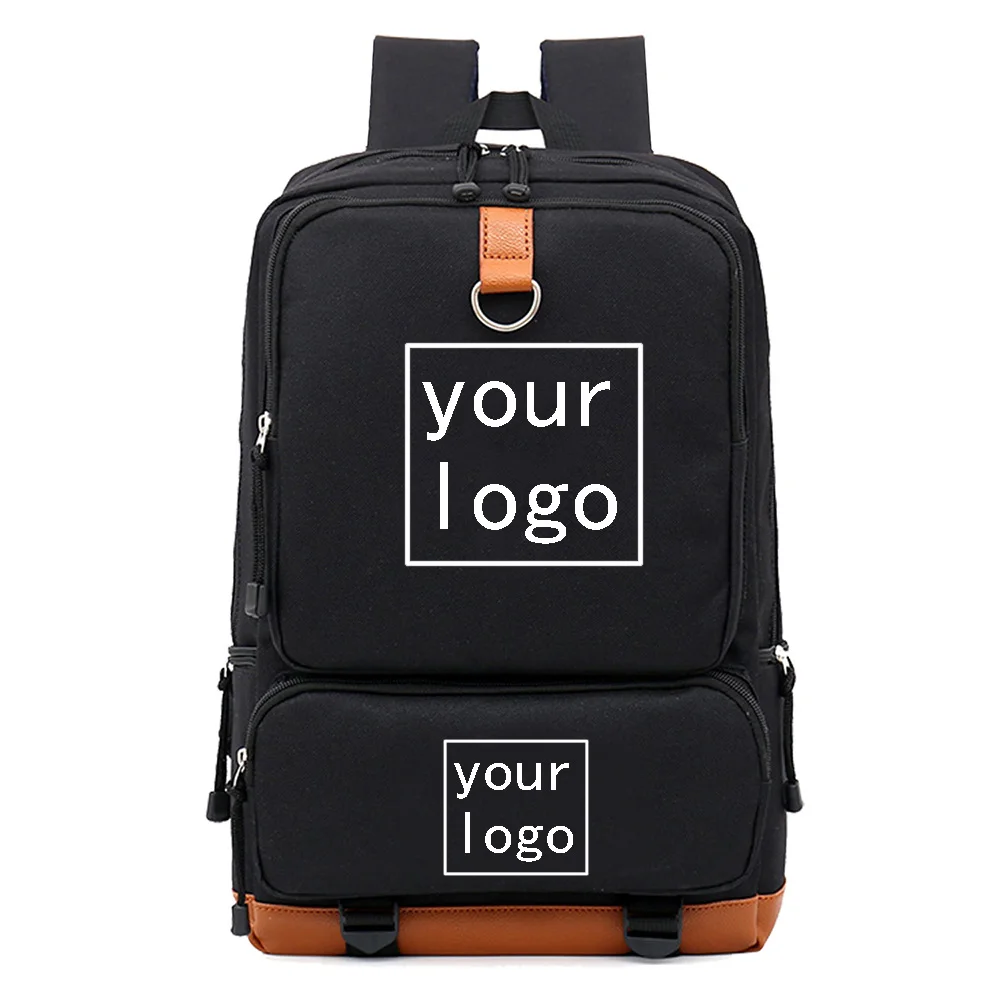 DIY LOGO Anime Customize Capacity Backpack Gift Back To School School Bag Teentage Travel Rucksack Mochilas