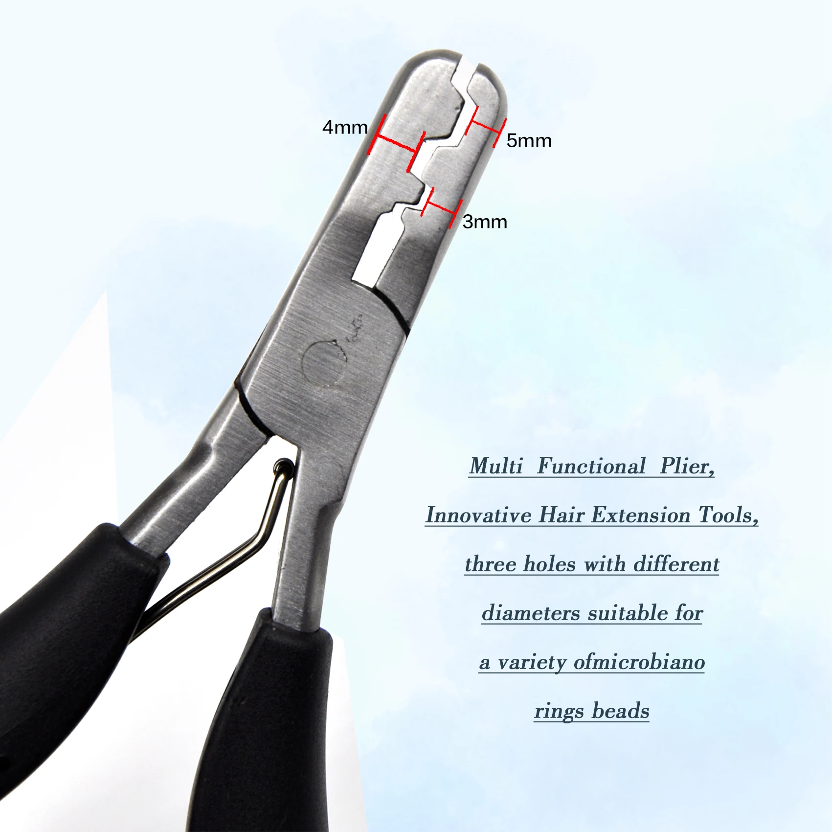 Mini Plier For Micro Nano Ring Hair Extensions Opener and Removal Tool Hair Loop & Styling Tool