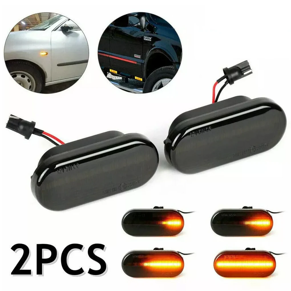 2x T5 Dynamic LED Side Marker Pair For Easy Replacement Pass-at B4 B5 B5.5 1993 - 2005 Not